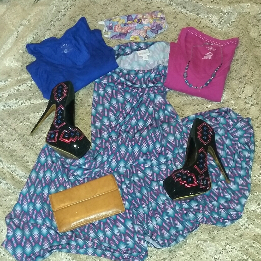 Lularoe magenta maxi skirt